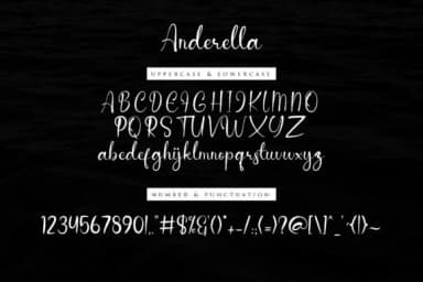 Anderella Font by sabrcreative — Script Handwritten Font — thumbnail 8