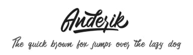 Anderik by GFR Creative — Script Handwritten Font — thumbnail 1
