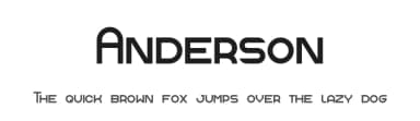 Anderson by ThorType — Sans Serif Font — thumbnail 1