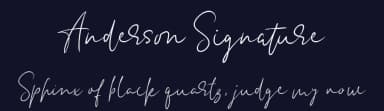 Anderson Signature by Kong Font — Script Handwritten Font — thumbnail 2