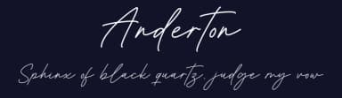 Anderton by RantautypeStudio — Script Handwritten Font — thumbnail 2