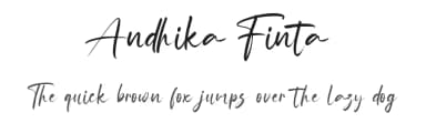 Andhika Finta by StringLabs Creative Studio — Script Handwritten Font — thumbnail 1