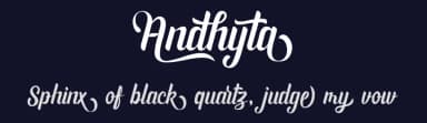 Andhyta by Nurf Designs — Script Handwritten Font — thumbnail 2