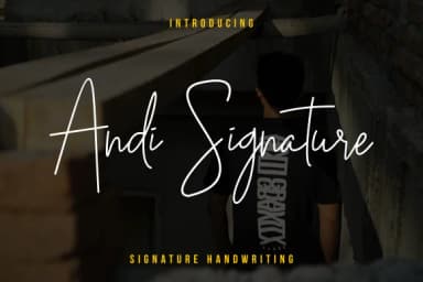 Andi Font by MENK Studio — Script Handwritten Font — thumbnail 1