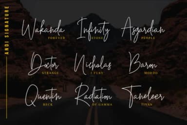 Andi Font by MENK Studio — Script Handwritten Font — thumbnail 3