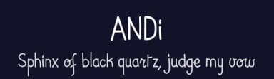 ANDi by BC — Script Handwritten Font — thumbnail 2