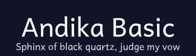Andika Basic by SIL International — Sans Serif Font — thumbnail 2