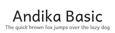 Andika Basic by SIL International — Sans Serif Font — thumbnail 1