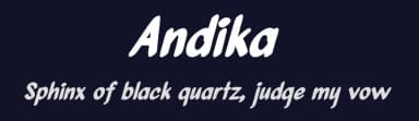 Andika by Gado Gado — Script Handwritten Font — thumbnail 2