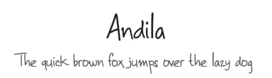 Andila by Chichucha — Script Handwritten Font — thumbnail 1