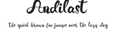 Andilast by Eddy Goodboy — Script Handwritten Font — thumbnail 1