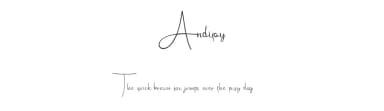 Andilay by Rezastudio — Script Handwritten Font — thumbnail 1