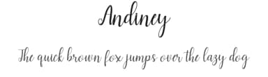 Andiney by Creative Lab — Script Handwritten Font — thumbnail 1