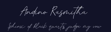 Andino Rasmitha by UI Creative — Script Handwritten Font — thumbnail 2