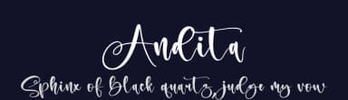 Andita by Letterena Studios — Script Handwritten Font — thumbnail 2