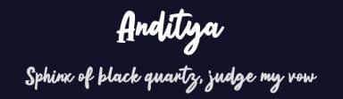 Anditya by Weape Studio — Script Handwritten Font — thumbnail 2