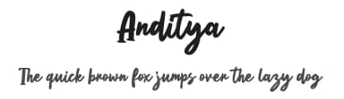 Anditya by Weape Studio — Script Handwritten Font — thumbnail 1