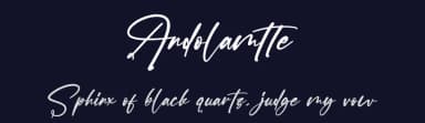 Andolamtte by Letterena Studios — Script Handwritten Font — thumbnail 2