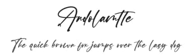 Andolamtte by Letterena Studios — Script Handwritten Font — thumbnail 1