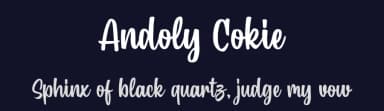 Andoly Cokie by Blankids — Script Handwritten Font — thumbnail 2
