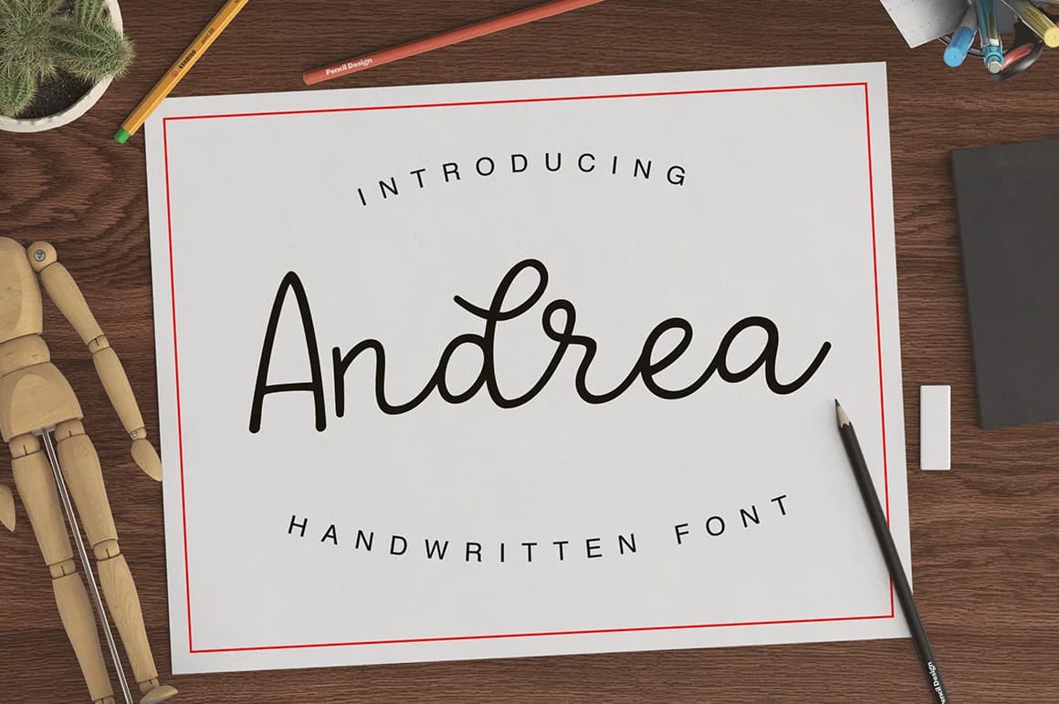 Andrea Font by Pasha Larin — Script Handwritten Font