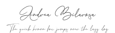 Andrea Bilarosa by Blankids — Script Handwritten Font — thumbnail 1