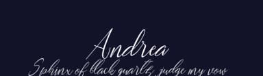 Andrea by Muhammad Akbar — Script Handwritten Font — thumbnail 2