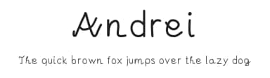 Andrei by Kreativ Font — Script Handwritten Font — thumbnail 1