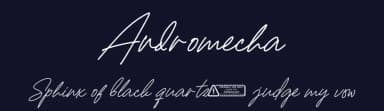 Andromecha by Kong Font — Script Handwritten Font — thumbnail 2