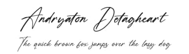 Andryaton Detagheart by Letterena Studios — Script Handwritten Font — thumbnail 1