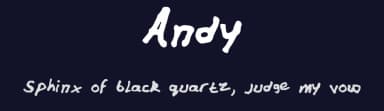 Andy by Anlody — Script Handwritten Font — thumbnail 2