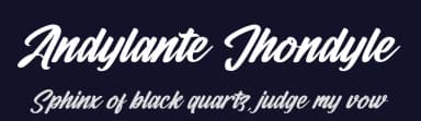 Andylante Jhondyle by Perspectype Studio - Letterena.com — Script Handwritten Font — thumbnail 2