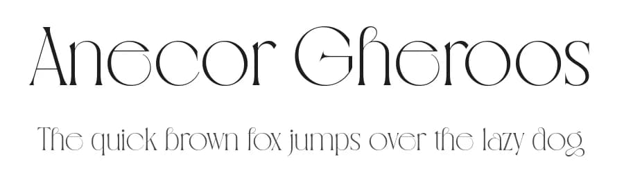 Anecor Gheroos by HansCo — Sans Serif Font