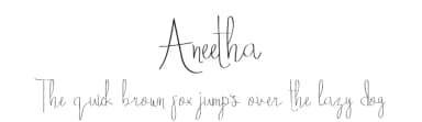 Aneetha by Edric Studio — Script Handwritten Font — thumbnail 1
