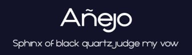 Añejo by Michael Muranaka — Sans Serif Font — thumbnail 2