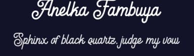Anelka Fambuya by StringLabs Creative Studio — Script Handwritten Font — thumbnail 2