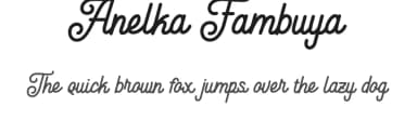Anelka Fambuya by StringLabs Creative Studio — Script Handwritten Font — thumbnail 1