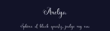 Anelya by niyos — Script Handwritten Font — thumbnail 2