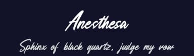 Anesthesa by Maulana Creative — Script Handwritten Font — thumbnail 2