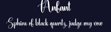 Anfant by Scratchones — Script Handwritten Font — thumbnail 2