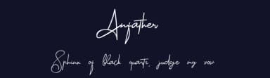 Anfather by Kateeng Ciu — Script Handwritten Font — thumbnail 2
