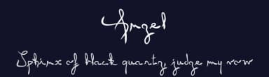 Angel by Rémi Godefroid — Script Handwritten Font — thumbnail 2
