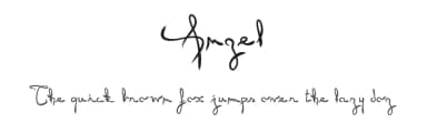 Angel by Rémi Godefroid — Script Handwritten Font — thumbnail 1