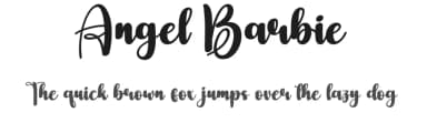 Angel Barbie by Andi Moz — Script Handwritten Font — thumbnail 1