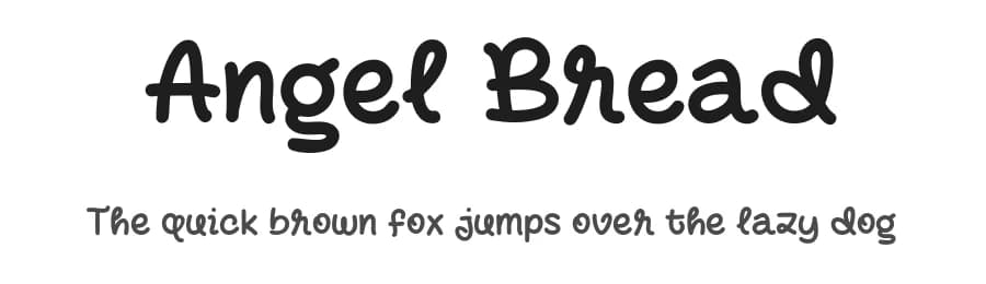 Angel Bread by Khurasan — Script Handwritten Font