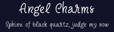 Angel Charms by Saridezra — Script Handwritten Font — thumbnail 2