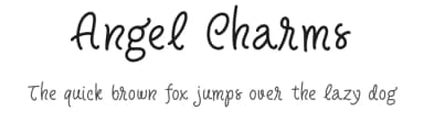 Angel Charms by Saridezra — Script Handwritten Font — thumbnail 1