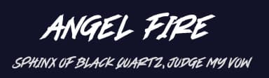 Angel Fire by AminMario — Script Handwritten Font — thumbnail 2