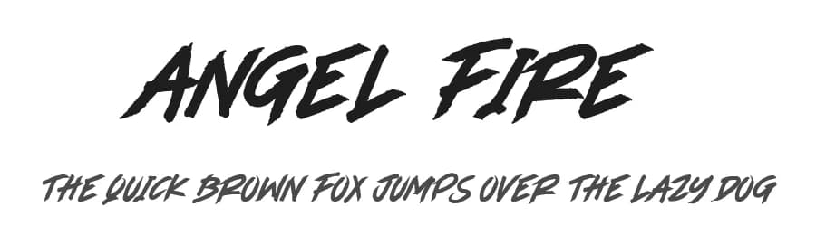 Angel Fire by AminMario — Script Handwritten Font