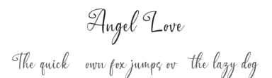 Angel Love by Letterrendra — Script Handwritten Font — thumbnail 1